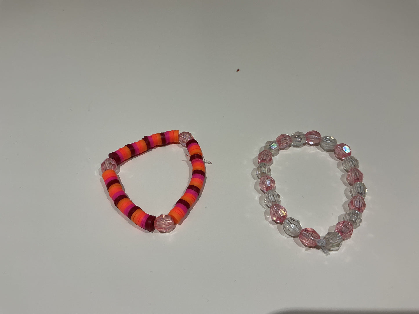 Clay bead bracelet