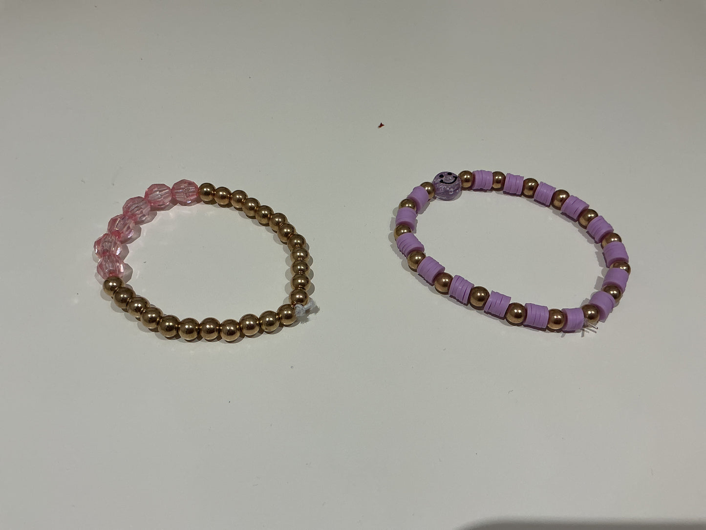 Clay bead bracelet